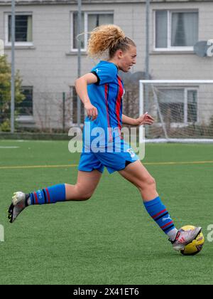 Inverness, Scozia, Regno Unito. 28 aprile 2024: Rossvale Women vince il campionato SWF a Inverness, Scozia. Foto Stock