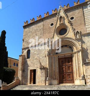 Cattedrale di Teramo, Italia. Duomo di Teramo, Cattedrale di Santa Maria Assunta Foto Stock