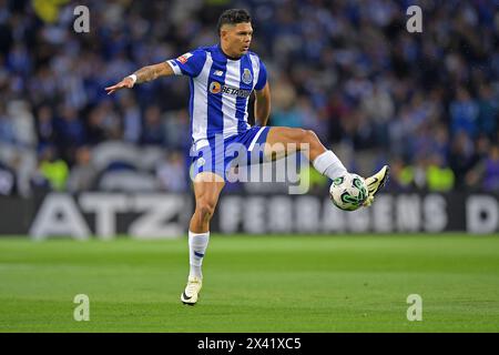 28 aprile 2024: Dragon Stadium, Lisbona, Porugal. Campionato portoghese Porto contro Sporting: Evanilson di Porto Foto Stock