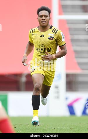 Tokyo, Giappone. 27 aprile 2024. Kotaro Matsushima (Sungoliath) Rugby : Japan Rugby League One 2023-24 partita tra Toshiba Brave Lupus e Tokyo Suntory Sungoliath al Prince Chichibu Memorial Stadium di Tokyo, Giappone. Crediti: Itaru Chiba/AFLO/Alamy Live News Foto Stock