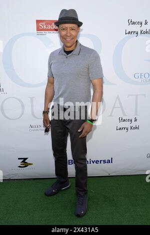 Toluca Lake, Stati Uniti. 29 aprile 2024. Yancy Arias partecipa agli arrivi su tappeto verde della George Lopez Foundation 17th Annual Celebrity Golf Classic presso il Lakeside Country Club nel Lago di Toluca, CALIFORNIA, il 29 aprile 2024. (Foto di Corine Solberg/SipaUSA) credito: SIPA USA/Alamy Live News Foto Stock