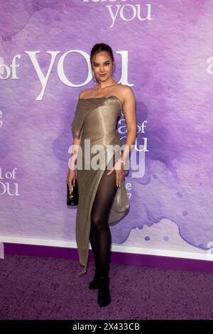 NEW YORK, NEW YORK - APRILE 29: Catriona Gray partecipa alla prima di "The idea of You" dei prime Video a New York al Jazz al Lincoln Center il 29 aprile 2024 a New York City. Crediti: Ron Adar/Alamy Live News Foto Stock