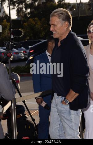 El Segundo, Stati Uniti. 28 aprile 2024. Dolph Lundgren partecipa agli arrivi sul tappeto rosso del 17° evento annuale di celebrità Golf Classic Topgolf di George Lopez, a Topgolf il 28 aprile 2024 credito: Vladimir Yazev/Alamy Live News. Foto Stock