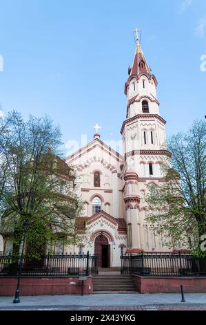 Chiesa ortodossa di San Nicola, Vilnius, Lituania Foto Stock