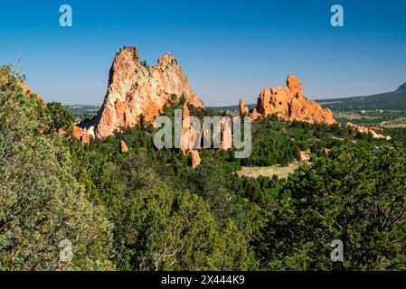 USA, Colorado Springs, Colorado. Il giardino degli dei. Foto Stock