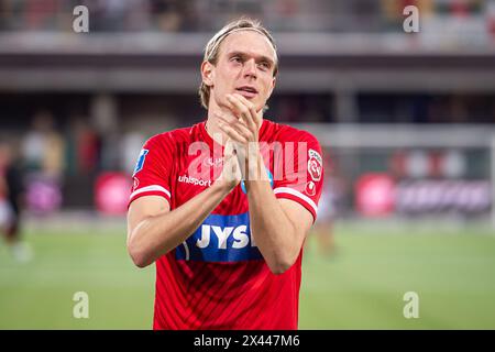 Silkeborg, Danimarca. 29 aprile 2024. Stefan Thordarson di Silkeborg SE visto dopo il 3F Superliga match tra Silkeborg IF e FC Midtjylland al Jysk Park di Silkeborg. (Photo Credit: Gonzales Photo/Alamy Live News Foto Stock