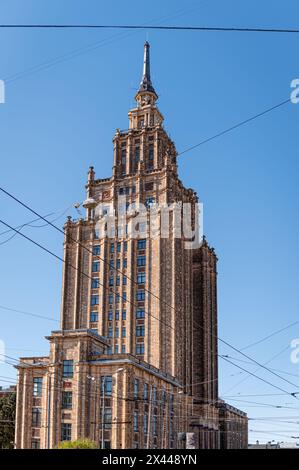 Accademia lettone delle scienze, riga, Lettonia Foto Stock