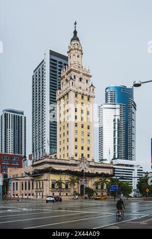 Freedom Tower al Miami Dade College, Biscayne Boulevard, Miami, Florida, Stati Uniti Foto Stock