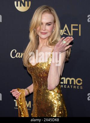 27 aprile 2024, Hollywood, California, USA: NICOLE KIDMAN partecipa al 49° premio annuale AFI Life Achievement Award. (Credit Image: © Billy Bennight/ZUMA Press Wire) SOLO PER USO EDITORIALE! Non per USO commerciale! Foto Stock