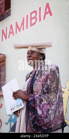 Windhoek, Namibia. 30 aprile 2024. Una visita alla HISA Hope Initiative Southern Africa, a Windhoek, Namibia, martedì 30 aprile 2024, durante una visita ufficiale del re belga in Namibia. BELGA PHOTO BENOIT DOPPAGNE credito: Belga News Agency/Alamy Live News Foto Stock