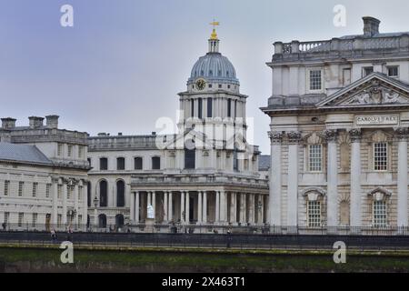 L'Ammiraglio's House, Old Royal Naval College di Londra Foto Stock