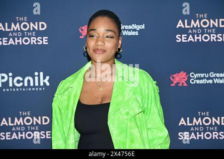 LONDRA, INGHILTERRA - APRILE 30: Rachel Adedeji partecipa alla prima inglese di "The Almond and the Seahorse" al Vue West End il 30 aprile 2024 a Londra, Inghilterra. Foto Stock