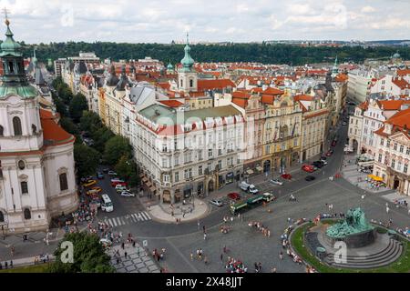 Staromestke Namesti Praga Repubblica Ceca Foto Stock