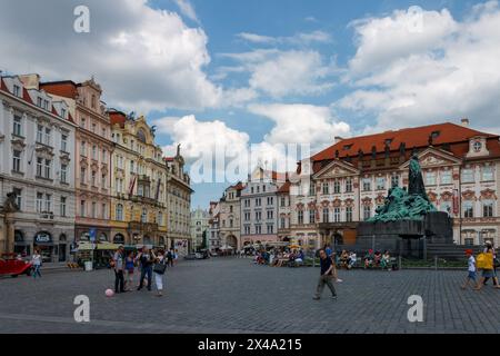 Staromestke Namesti Praga Repubblica Ceca Foto Stock