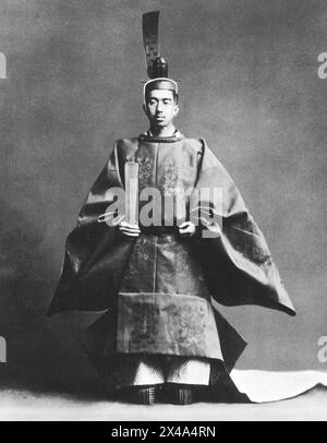 HIROHITO (1901-1989) nel 1928 dopo la sua incoronazione come Imperatore del Giappone Foto Stock