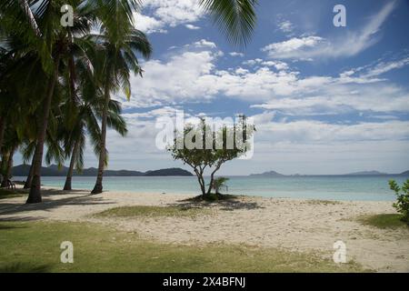 Splendida vista quando si esplorano le vicine isole di Coron, Palawan, Filippine Foto Stock