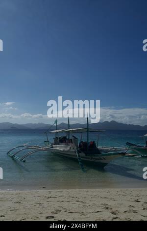 Splendida vista quando si esplorano le vicine isole di Coron, Palawan, Filippine Foto Stock