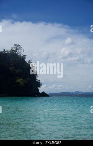 Splendida vista quando si esplorano le vicine isole di Coron, Palawan, Filippine Foto Stock