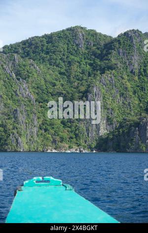 Splendida vista quando si esplorano le vicine isole di Coron, Palawan, Filippine Foto Stock