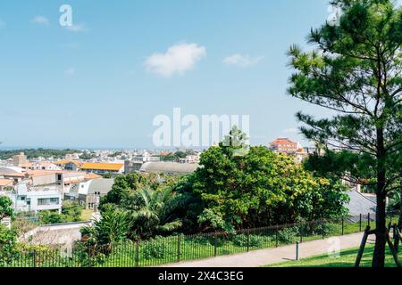 Estate del parco del castello di Shurijo a Naha, Okinawa, Giappone Foto Stock