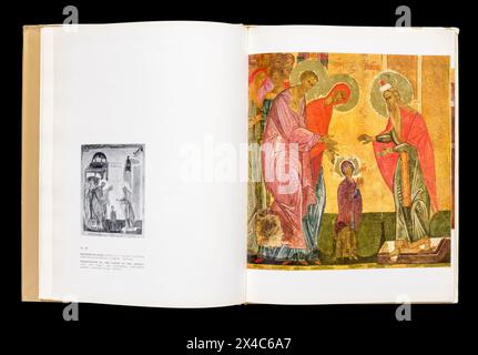 Old Russian Painting di Smirnova, pubblicato per la prima volta nel 1970 in URSS. Foto Stock