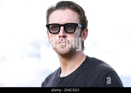 SILVER LAKE, LOS ANGELES, CALIFORNIA, USA - 1 MAGGIO: Dan Stevens arriva alla Montblanc Meisterstuck 100th Anniversary Gallery tenutasi a Paramour Estate il 1° maggio 2024 a Silver Lake, Los Angeles, California, Stati Uniti. (Foto di Xavier Collin/Image Press Agency) Foto Stock