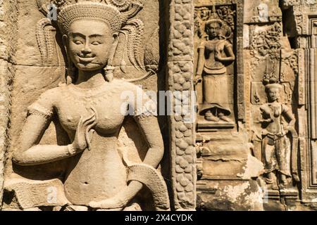 Aspera a Chau dice Tevoda, Angkor, Cambogia Foto Stock