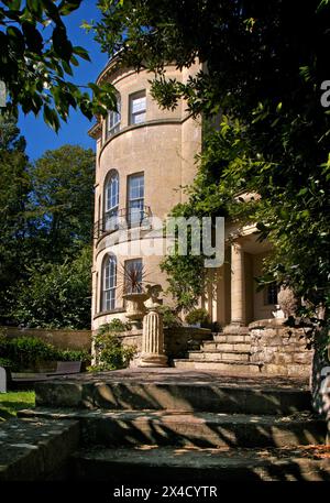 Bella casa georgiana, Bath, Inghilterra Foto Stock