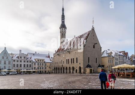 Tallinn Town Hall, Tallinn, Estonia Foto Stock