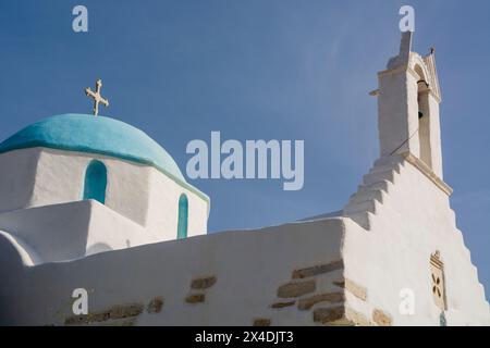 La storica chiesa bizantina di Panagia Ekatontapiliani, a Parikia, isola di Paros, isole Cicladi, Grecia. Foto Stock