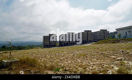 edificio in colline bokor vicino al campot in cambogia Foto Stock