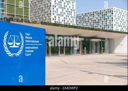 La Corte penale internazionale (ICC) a l'Aia, nei Paesi Bassi Foto Stock