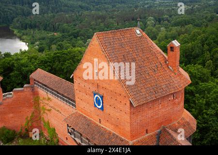 Castello di Turaida a Sigulda in Lettonia nell'Europa orientale Foto Stock