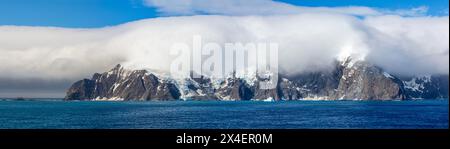 CapeValentine, Elephant Island, Isole Shetland meridionali, Penisola Antartica, Antartide Foto Stock