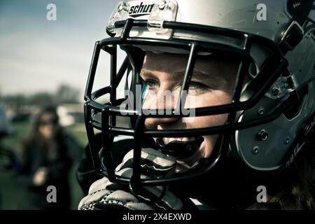 Brooklyn, New York. Apertura della stagione per la squadra di calcio professionistica femminile. (Solo per uso editoriale) Foto Stock