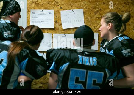 Brooklyn, New York. Apertura della stagione per la squadra di calcio professionistica femminile. (Solo per uso editoriale) Foto Stock