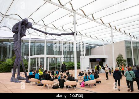 Art Gallery of New South Wales e il Sydney Modern Project, aperto nel 2022, ingresso allo spazio aggiuntivo della galleria, Sydney, NSW, Australia Foto Stock