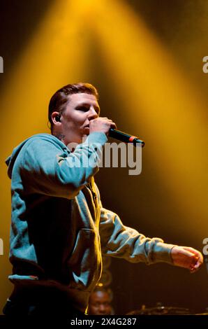 Professor Green, V2012, Hylands Park, Chelmsford, Essex, Regno Unito - 18 agosto 2012 Foto Stock