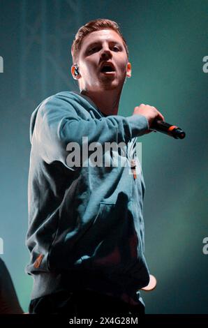 Professor Green, V2012, Hylands Park, Chelmsford, Essex, Regno Unito - 18 agosto 2012 Foto Stock