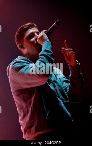 Professor Green, V2012, Hylands Park, Chelmsford, Essex, Regno Unito - 18 agosto 2012 Foto Stock