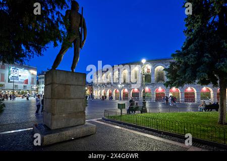 Verona Veneto Italia. Arena di Verona - Anfiteatro Romano Foto Stock