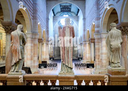 Verona Veneto Italia. La Basilica di San Zeno Foto Stock