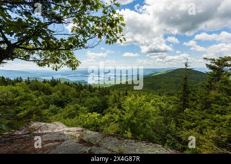 Vista dalla cima del monte Morgan Foto Stock