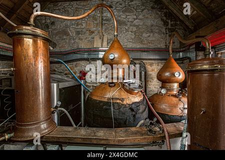 Distilleria Dornoch a Dornoch, Scozia. Foto Stock