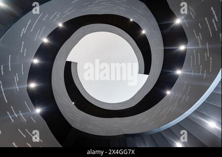 Helsinki Biblioteca Centrale Oodi, Helsinki, Finlandia Foto Stock