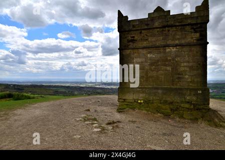 Nel Regno Unito: Pike Tower, Rivington, Lever Park, Chorley, Lancashire Foto Stock