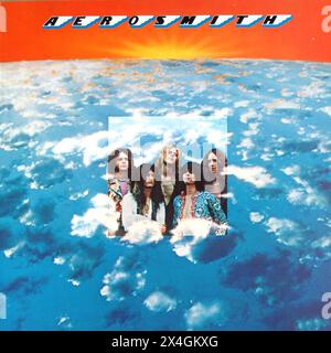 AEROSMITH - copertina in vinile vintage Foto Stock