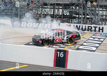 Ryan Truex celebra la sua vittoria per il BetRiver 200 a dover, DE, USA. Foto Stock