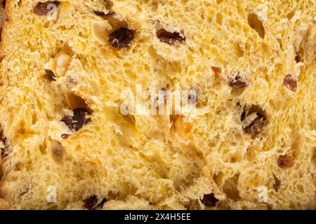 PANETTONE: TORTA ITALIANA PER primo piano DI PASQUA Foto Stock