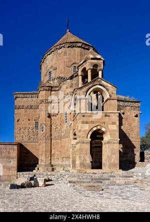 Chiesa armena della Santa Croce di Akdamar del X secolo, isola di Akdamar, Turchia Foto Stock